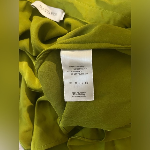 RAT & BOA ALANIS DRESS IN GREEN - Picture 8 of 8